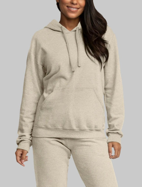 FRUIT OF THE LOOM EVERSOFT FLEECE PULLOVER HOODIE SWEATSHIRT